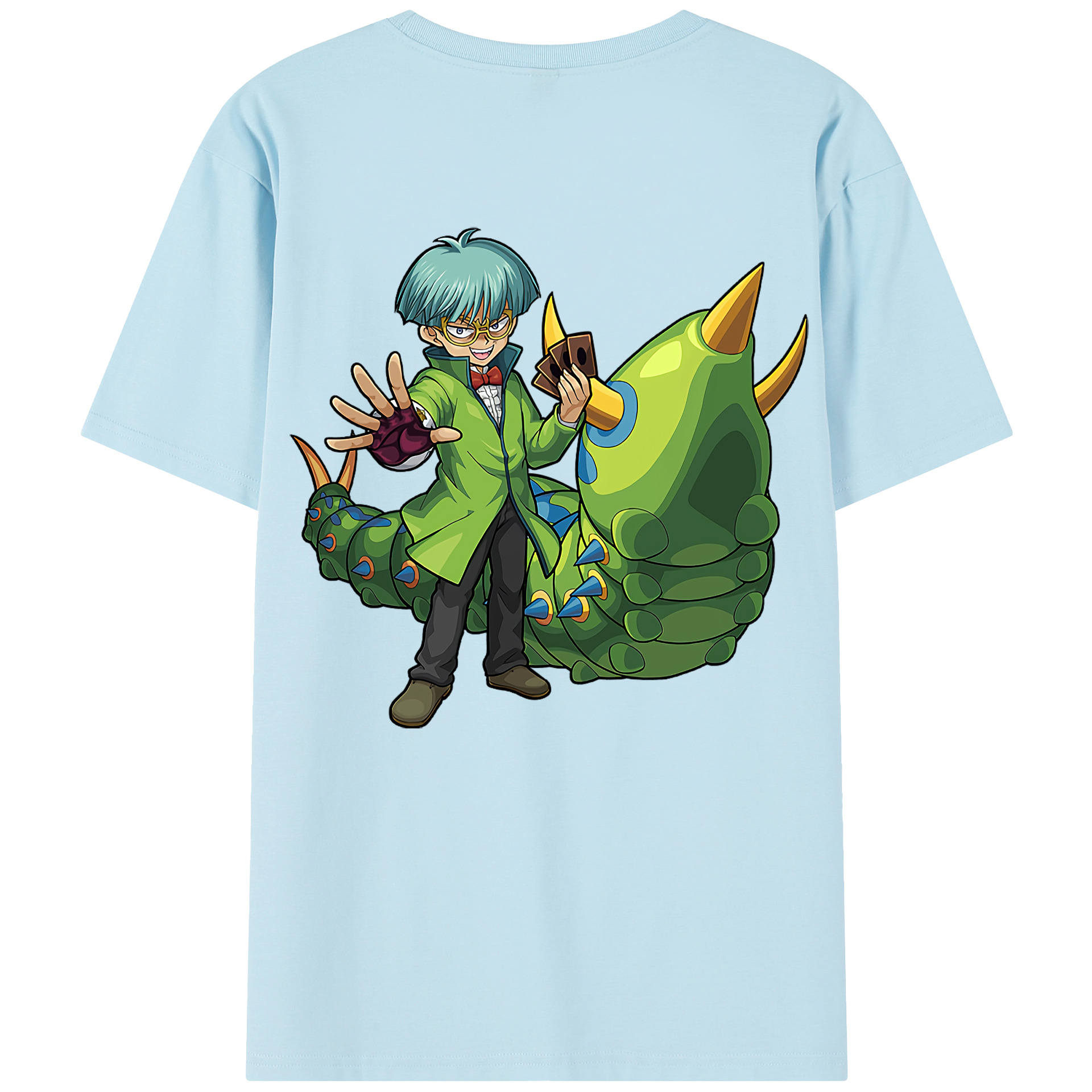 （画像用） 遊☆戯☆王 Yu-Gi-Oh! 綿100％半袖Tシャツ（背面プリント）